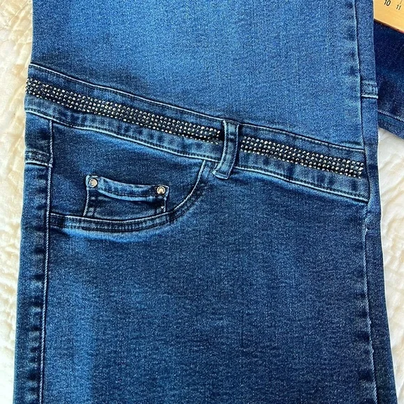 Zane’s Jean Pants L NWT Elastic Waist - Picture 12 of 15